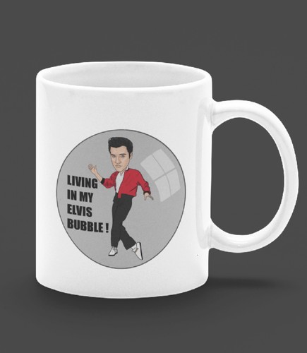 Elvis presley bubble mug - presley,