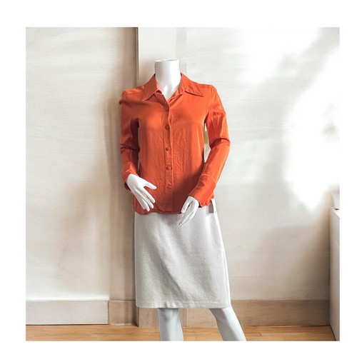 Bottoni raso arancione zara - in,