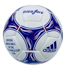Pallone Calcio Tricolore Mondiali Fifa Francia 1998 Ufficiale Match Soccer Taglia 5