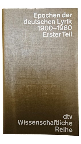 Dtv libro poesie lirica - dtv,
