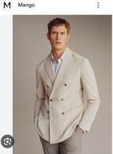 giacca elegante beige in lino