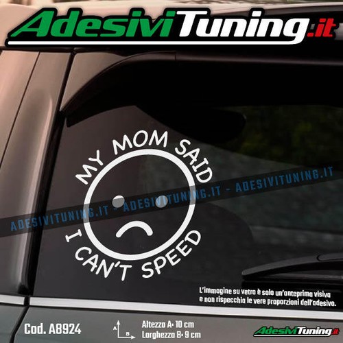 Adesivo mom said can - mom,