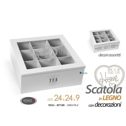 Cofanetto scatola porta the 9 - scatola, the'