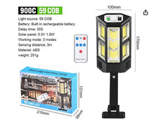 lampada Solare Street Lights Outdoor IP65 Motion Sensor Solar