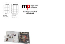 Conf. 10/20 fogli-BUSTE per Figurine Panini, Adrenalyn,  Masterphil FIGURINE