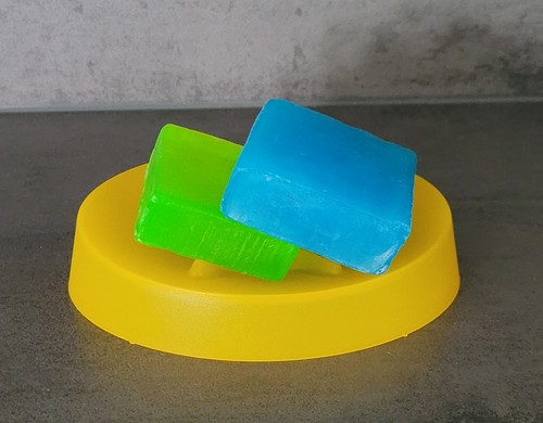 Porta sapone frosty giallo - porta, giallo/