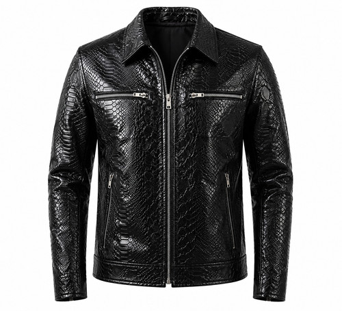 Giacca uomo nero serpente - uomo,