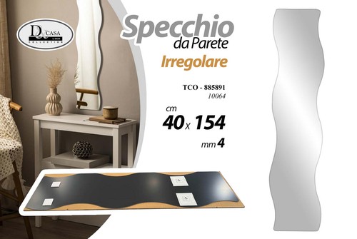Specchio parete irregolare - da,