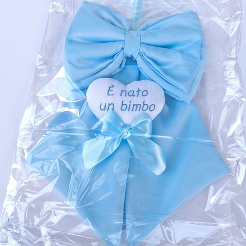 Fiocco nascita bimbo con - bimbo, nome