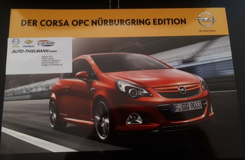 Brochure opel corsa opc - brochure,