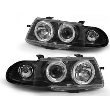 Fari Angel Eyes LED Nero per