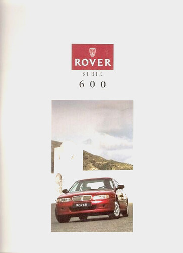 Rover serie 600 1994 brochure - serie,