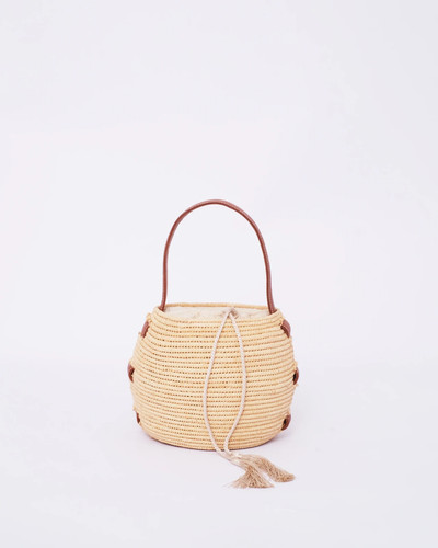 Borsa secchiello rafia - borsa, a