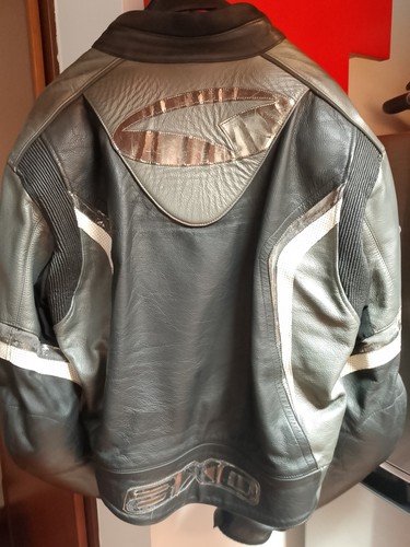 Giacca pelle moto uomo - giacca,