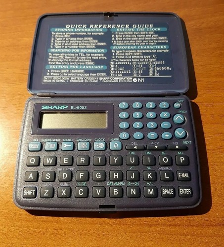 Agenda calcolatrice sharp - agenda,