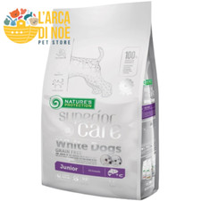 Nature's Protection Superior -DOGS WHITE COAT- Junior All breeds Salmone 1,5 kg