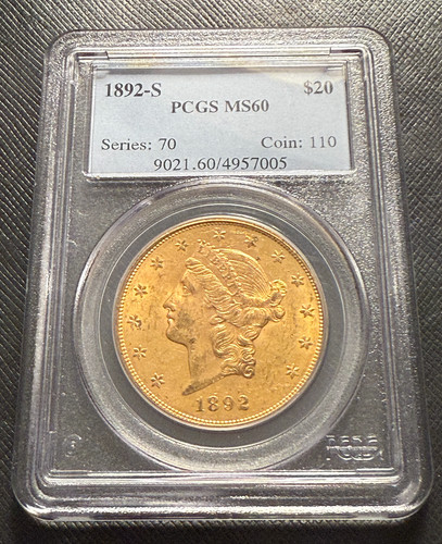 1892s oro 20 dollari - oro, $20