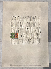 Poster originale BIENNALE DI