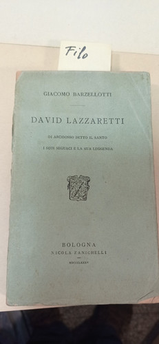 Barzellotti david lazzaretti - barzellotti,