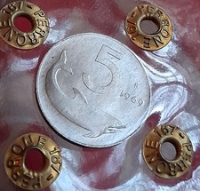 5 Lire Delfino 1969 Variante