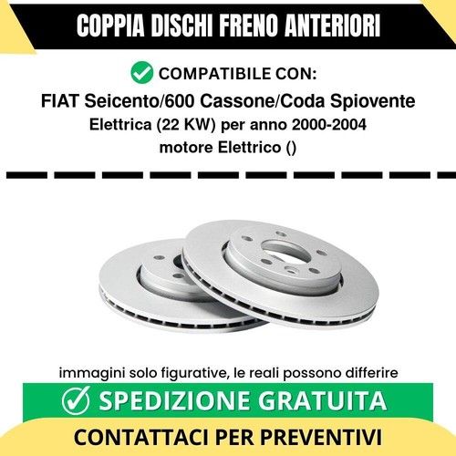 Coppia dischi freno anteriori - dischi,