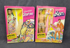 Barbie hawaiana vintage 1975 #7470 1978 Ken #2960 bambole HTF Mattel NRFB lotto di 2