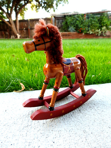 Vintage wooden hand painted - wooden,