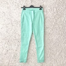 PANTALONI SKINNY VERDE ACQUA DONNA TIFFANY COTONE LEGGINGS JEGGINGS SLIM ZARA