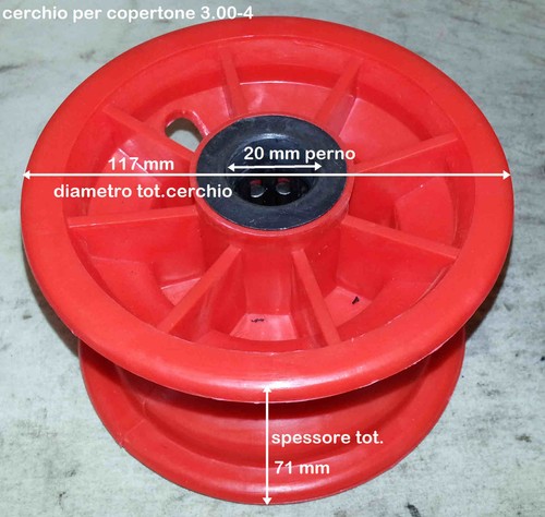 Cerchio plastica 4 con - cerchio,