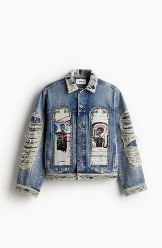 Giacca denim basquiat ev - x,