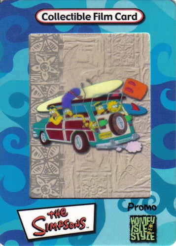 Simpsons film cardz blue - blue, promo