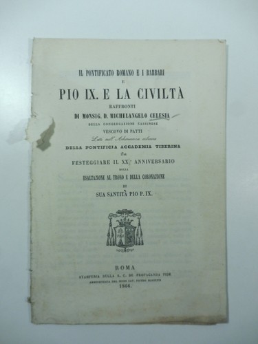 Pontificato romano i - romano, e