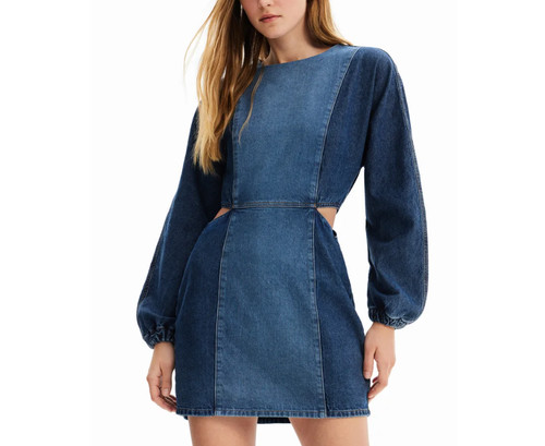 Abito jeans desigual blu - abito,