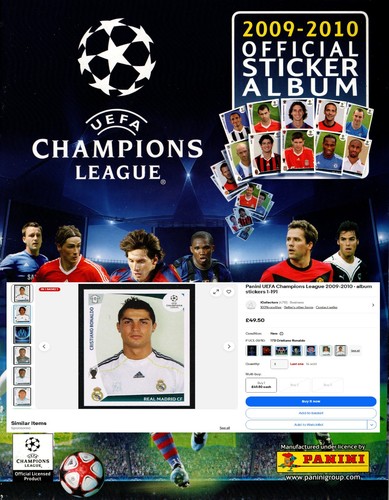 Panini uefa champions league - panini,