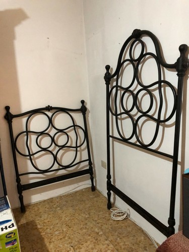 Antico letto singolo ferro - antico,
