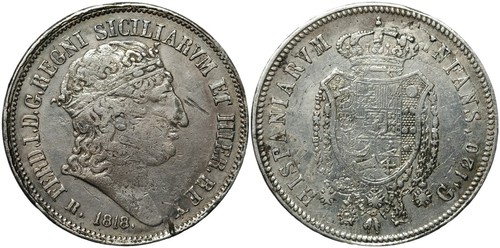 Piastra 120 grana 1818 - 120,
