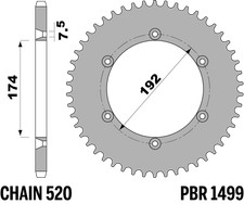 CORONA ACCIAIO C45 47 DENTI