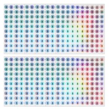 Adesivi riflettenti rotondi