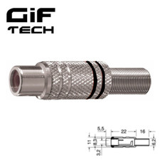 CONNETTORE RCA PRESA FEMMINA