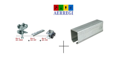 Kit sistema scorrevole con - scorrevole,
