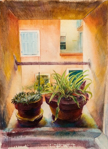Dipinto acquerello originale