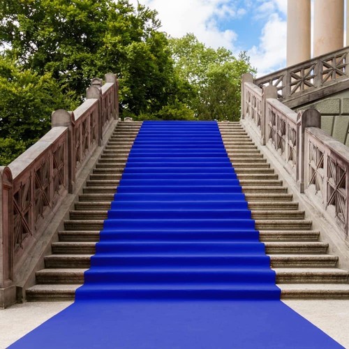 Corsia passatoia blu tappeto - passatoia,