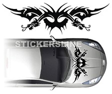 Adesivo DRAGO tribale per