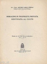 IMMAGINE PROPRIETA PRIVATA CULTO JEMOLO CHIESA ARREDI SACRI 1931 RELIGIONE