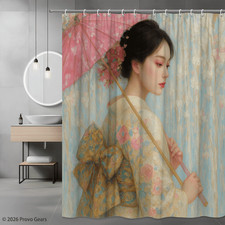 Tenda da doccia vintage