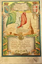 Cartolina Carabinieri Torino -