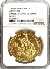 1962 ORO MESSICO 50 PESOS