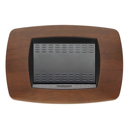Placca posti noce scuro - placca,