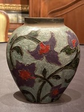 Antico vaso in ottone con