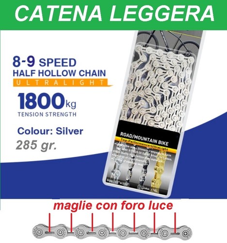 Catena bici 10 velocità - catena, 7-8-9-10